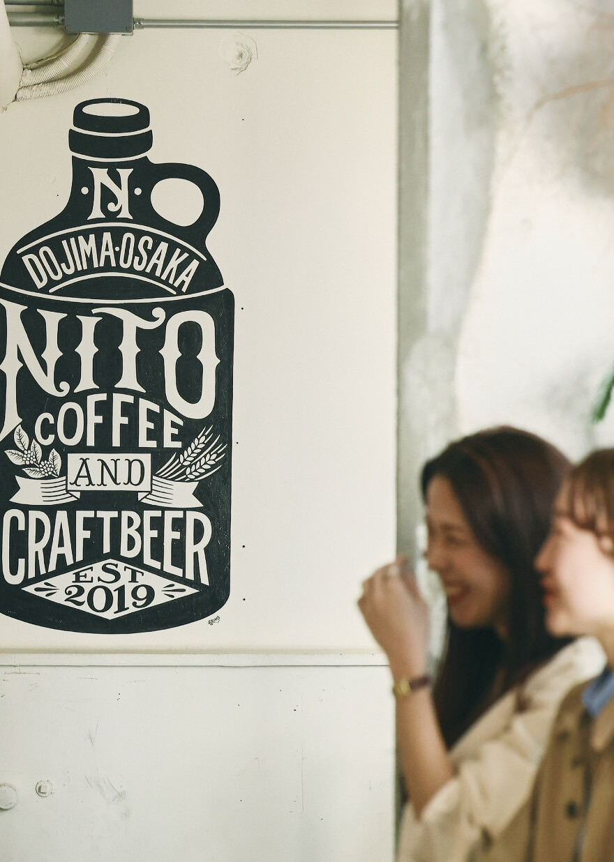 @NITO COFFEE AND CRAFT BEERƃA[oT[`X^bt̎ʐ^